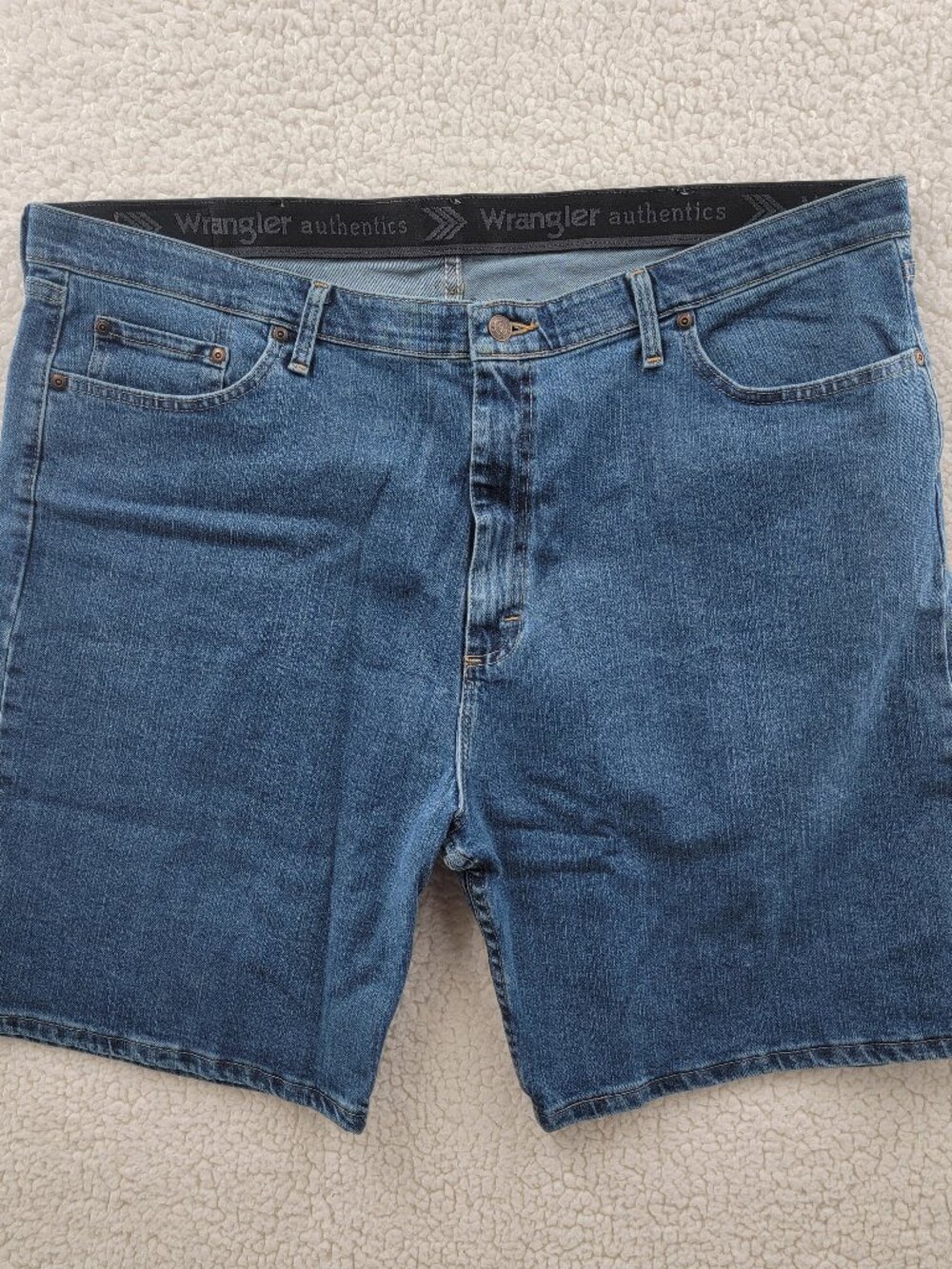 Blue Denim Mens Shorts by Wrangler Authentics Size 42